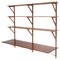 Modern Danish Oak and Teak Wall Shelving System by Børge Mogensen for Fredericia, 1956 1