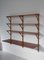 Modern Danish Oak and Teak Wall Shelving System by Børge Mogensen for Fredericia, 1956 15