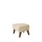 Sand and Smoked Oak Sahco Zero Footstool from By Lassen, Set of 2 3
