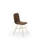 Gold Upholstered Broce Tria Dining Chair by Colé Italia, Image 1