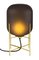 Small Smoky Grey Acetato Brass Oda Table Lamp by Pulpo 2