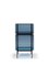 Lyn Small Blue Black Cabinet by Pulpo, Image 3