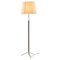Beige and Chrome Lounge Foot G1 Floor Lamp by Jaume Sans, Image 6