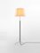 Beige and Chrome Lounge Foot G1 Floor Lamp by Jaume Sans 2