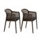 Anthracite Canaletto Vienna Little Armchair by Colé Italia, Set of 2, Image 2