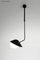 Bookshelf Curved Ceiling Lamp by Serge Mouille, Image 2