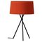 Red Trípode M3 Table Lamp by Santa & Cole 1