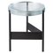 Black Alwa Two Transparent Side Table by Pulpo 1