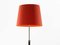 Rote und verchromte G3 Stehlampe von Jaume Sans 3