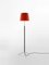 Red and Chrome G3 Floor Lamp by Jaume Sans 2