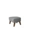 Grey and Smoked Oak Sahco Zero Footstools from by Lassen, Set of 2 3