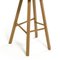 High Back Canaletto Walnut Tria Stool by Colé Italia 8