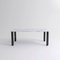 X Large White and Black Marble Sunday Dining Table by Jean-Baptiste Souletie 2