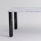X Large White and Black Marble Sunday Dining Table by Jean-Baptiste Souletie 3