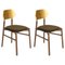 Canaletto & Gold Visione Bokken Upholstered Chairs by Colé Italia, Set of 2 1