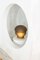 Lámpara de pie Kumo alta de acetato en blanco de Pulpo, Imagen 10
