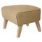 Sand and Natural Oak Raf Simons Vidar 3 My Own Chair Footstool from By Lassen 1