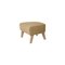 Sand and Natural Oak Raf Simons Vidar 3 My Own Chair Footstool from By Lassen 2