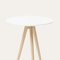 White and Natural Trip Side Table by Storängen Design, Image 3