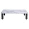 Medium White and Black Marble Sunday Coffee Table by Jean-Baptiste Souletie, Image 1