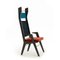 Turquoise, Blue, Red Colette Armchair by Colé Italia, Image 2