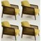 Canaletto Yellow Vienna Lounge Armchair by Colé Italia, Set of 4 2