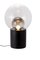High Smoky Grey Opal White Black Boule Floor Lamp by Pulpo, Image 4