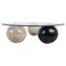 Tesselated Stone Sphere Coffee Table, 1980s 1