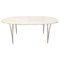 Model Super Ellipse Table by Arne Jacobsen Piet Hein and Bruno Mathsson for Fritz Hansen 1