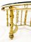 Mid-Century Wrought Gilded Iron and Glass Coffee Table, France, 1940s, Image 6