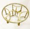 Mid-Century Wrought Gilded Iron and Glass Coffee Table, France, 1940s 4