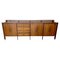 Mid-Century Sideboard with Black Mirror Top by Carlo Di Carli for Luigi Sormani 1