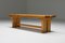 French Modernism Pine Bench Les Arc by Charlotte Perriand, 1970s 2