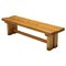 French Modernism Pine Bench Les Arc by Charlotte Perriand, 1970s 1