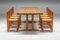 Pine Dining Chairs in the Style of Charlotte Perriand, 1960s, Set of 8 13