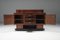 Art Deco Dutch Sculptural Walnut and Ebony Sideboard, Image 4