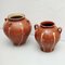 19th Century Hand Painted Rustic Traditional Ceramic Vases, Set of 2 5