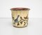 Vaso in ceramica dipinta a mano dell'artista catalano Diaz Costa, anni '60, Immagine 3