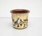 Vaso in ceramica dipinta a mano dell'artista catalano Diaz Costa, anni '60, Immagine 2