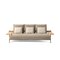 Steel, Teak and Fabric Fence-Nature Outdoor Sofa by Philippe Starck for Cassina, Image 2