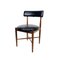 Mid-Century Extending Fresco Dining Table and Black Chairs by Victor Wilkins for G Plan, Set of 7 8