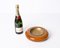Mid-Century Round Murano Glass and Brass Ashtray by Tommaso Barbi, Italy, 1970s, Image 18