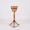 Mid-Century Italian Round Bamboo Cane and Rattan Plant Holder, 1950s 10