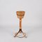 Mid-Century Italian Round Bamboo Cane and Rattan Plant Holder, 1950s, Image 5