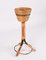 Mid-Century Italian Round Bamboo Cane and Rattan Plant Holder, 1950s, Image 15