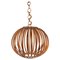 Italian Globe Pendant in Bamboo, 1960s 1