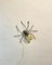 Lampada da parete Spider in rame, ferro e vetro artistico, Italia, anni '60, Immagine 10