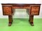 Art Deco Root Wood Veneer Desk, 1930s 1