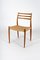 Model 78 Chairs with Paper Mesh by Niels O. Møller, Set of 4 5