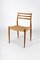 Model 78 Chairs with Paper Mesh by Niels O. Møller, Set of 6 5